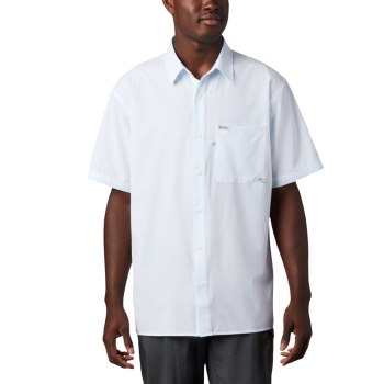 Columbia Muške Košulje - PFG Zero Rules Woven Short Sleeve Bijele | WNPU-76851